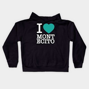 I "heart" montecito Kids Hoodie